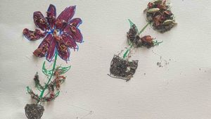 Community flower art workshop 
